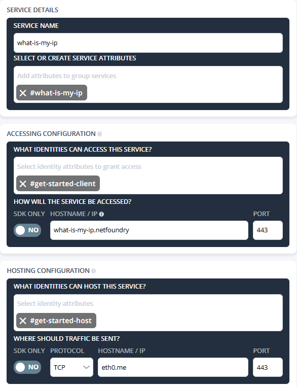 Create a simple service